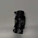 1" DD x 1" DD Steering Universal U-Joint Black Single U Joint Coupler Shaft (Black, 3-1/4" Total Length)