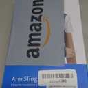 Velpeau Arm Sling for Sleep, Shoulder Immobilizer for Women & Men - Very Soft Sling for Rotator Cuff Tear, Fractured, Dislocation, Broken, Postoperative, Fits Left & Right (Blue, XL: Bust51.3)