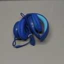 Kids Headphones Wired with Microphone, USB Type C Headphones for Kids Girls Boys with Cord/LED Lights/85/94dB Volume Limit, Portable Over Ear Headphones for School/Travel/Tablet/iPad (Blue)