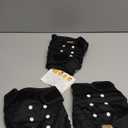 wegreeco Washable Female Dog Diapers Highly Absorbent Reusable Diapers for Dog in Heat Dog Period Diapers, 3 Pack (Black,X-Large (X-Large (17.5"-27" Waist))