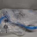 Amazon Basics Vacuum Storage Bags for Clothes, Space Saving Compression Storage Bags with Hand Pump, Heavy Duty, Stackable, Jumbo Size, Clear, 6-Pack