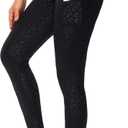 THE GYM PEOPLE Thick High Waist Yoga Pants with Pockets, Tummy Control Workout Running Yoga Leggings for Women (Gray) Small 