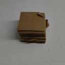 HUAPRINT Brown Paper Bags, 24 Pack Large Gift Bags, 6x6x6inch, Heavy Duty Grocery Shopping Bags, Wedding Party Favor Bags, Square Size, Reusable, Retail Business Packaging Bags