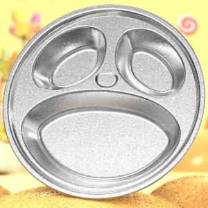 Titanium Kids Plates, Beyond Food-Grade Toddler Plates Naturally Hygienic Baby Plates Balanced Nutrition Smart Divided Portion Control Plate Non - Toxic Panda Shape Dishwasher Safe