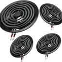 Burner Drip Pan Bowls 5304430149(6")5304430150(8") and Electric Stove Burners MP15YA(6") MP21YA(8") Kit Compatible for Frigi-daire Ken-more Cro-sley Tap-pan Stove