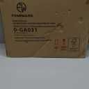 Famiware Nebula Plates and Bowls Set, 12 Pieces Dinnerware Sets, Dishes Set for 4, White