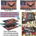 3 Ply 250th Anniversary USA Flag 250 Year American Anniversary Flag Patriotic 4th of July Yard American Flags for Outside 3x5 Ft Double Sided Outdoor Merchandise Banner Decorations