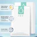 KOMFYMED Hyaluronic Acid Hydrating Sheet Mask Intensive Moisture & Soothing Facial Mask for Sensitive Skin, Helps Relieve Dryness & Redness with Multi-Weight Hyaluronic Acid & Ectoin (4.4 Oz. /125g)