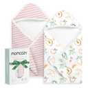 Momcozy Baby Towel with Hooded - Ultra Soft & Absorbent Large Bath Towel Set for Comfort & Gentle on Baby's Skin - Shower Gift & Bath Essential & Baby Registry Search for Newborn, Infant, Toddler, Kids, Size: Newborn Bath Towel ( 28 X 28 Inch )