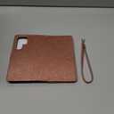 Varikke for Galaxy S23 Ultra Wallet Case Detachable with Card Holder for Women, Glitter PU Leather Strap Magnetic Flip Wallet Removable Phone Case Cover for Samsung Galaxy S23 Ultra 5G 6.8", Rose Gold