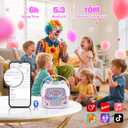 Mini Karaoke Machine for Kids Girls: Unicorn Portable Bluetooth Speakers with 2 Wireless Mic Toys for Girls Age 4-6 7 8 9 Years Old Girl Easter Birthday Gifts for 5 6 7 8 9 10 11 Years Teens Purple
