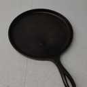 Lodge L9OG3 Cast Iron Round Griddle, Pre-Seasoned, 10.5-inch - Made in USA, Compatible with Stovetop, Oven, Grill & Campfire