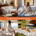 Bedsure GentleSoft California King Size Blanket for Bed - Cozy Soft Blankets for Women, Cute Large Throws for Girls, Beige, 102x96 Inches