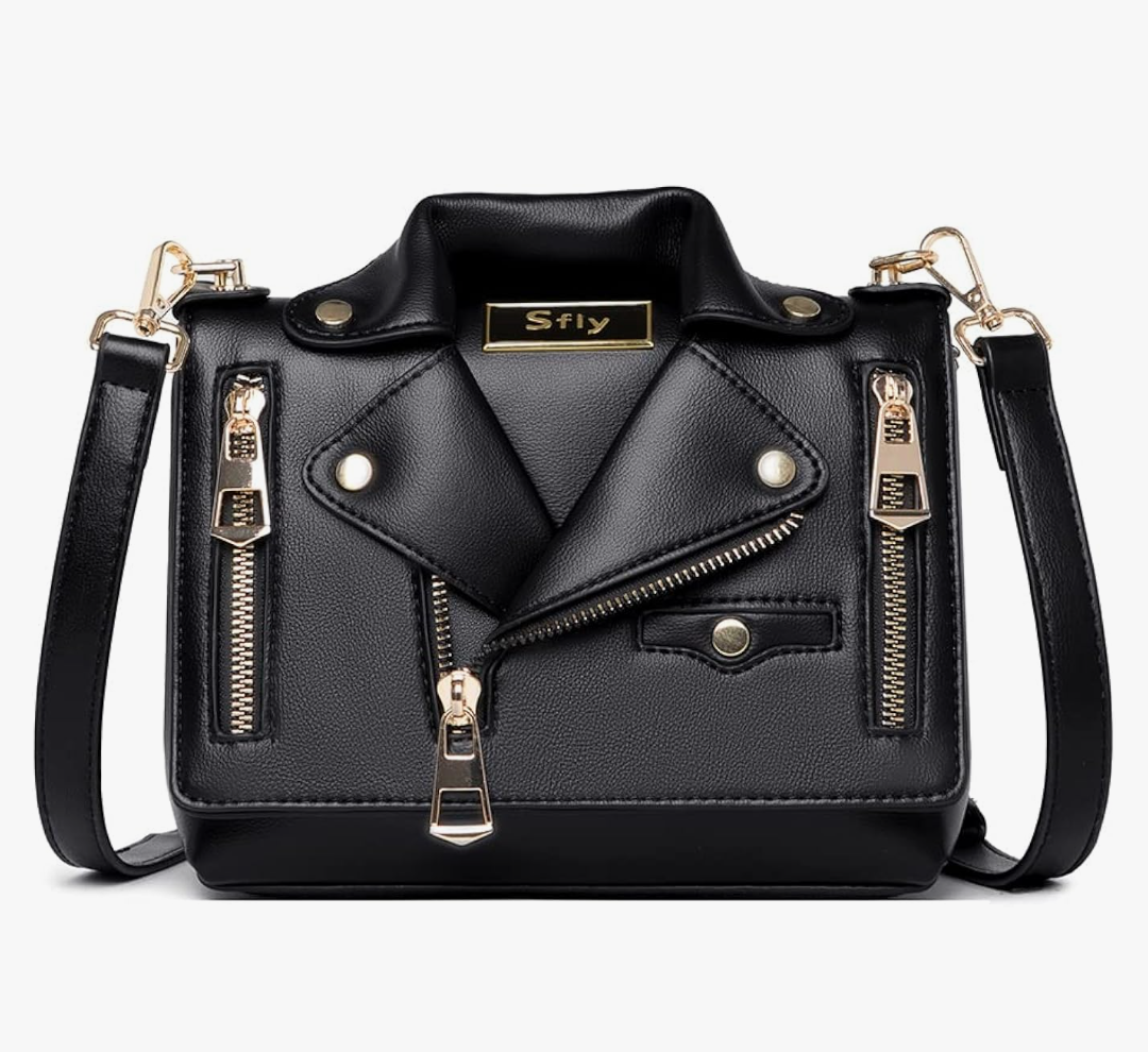 Sfly Women Satchel Chain Strap Shoulder Bag Leather Crossbody Handbags Ladies Evening Clutch Purse Unique Cute Jacket Bag