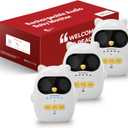 Audio Baby Monitor with Rechargeable Battery, Full-Duplex Wireless Intercom with 1000Ft Range, Baby Monitor Audio Only with Clear Sound, Two-Way Talk - for Home, Kids, Elderly, Pets (3Packs)