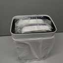 Vanpopubs 2 Pack 2.7 Gal Bathroom Trash Can with Lid, Automatic Trash Can Small Smart Garbage Can Touchless, Slim Motion Sensor Waterproof Plastic Trash Bins for Bedroom Office Kitchen Toilet (White)