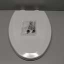 Bemis 1500EC 390 Lift-Off Wood Elongated Toilet Seat, Cotton White (Pack of 1)