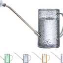 Long Spout Watering Can Indoor Plants, Small Watering Cans for House Plants, Flowers, Succulents 34oz (Gray)