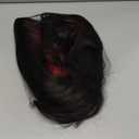 Black and Red Long Wavy Wig for Women Red Black Ombre Synthetic Heat Resistant Cosplay Costume Wigs