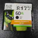 HP 60XL Black Ink Cartridge, High-yield | Works with Printer Series: DeskJet D1660, D2500, D2600, D5560, F2400, F4200, F4400, F4580; ENVY 100; OfficeJet J4500, J4680, 4500; PhotoSmart C4600, C4700, D110a | CC641WN