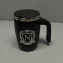 Initial Magnetic Stirring Coffee Mug Stainless Travel Cup New Father Dad Gifts Birth First Time Papa Parents Announcement Newborn Expecting Gender Neutral Giving Birth Congratulation Cool Present,N