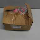 8Pcs 63Ft Fuchsia Rose Garland, Fake Flower Vines, Artificial Vine Flowers, Rose Hanging Garland for Party Wedding, Garden, Room Table, Christmas, Backdrop Wall Arch Decor