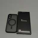 TOCOL for iPhone 16 Case with Camera Control Capture Button, Compatible with Magsafe Charger, Built-in Magnetic Ring, Translucent Matte Phone Case for iPhone 16 6.1 inch (Key Black)