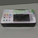 Portable Cassette Tape Player to Digital Converter via USB/SD Card, Record to Cassette/U Disk/SD Card via Mic, Power by AC or AA Battery, Portable Cassette Recorder with Speaker and Headphone Jack (White)