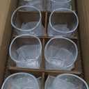 Le'raze Collins Everyday Drinking Glasses Set of 16 Drinkware Kitchen Glasses for Cocktail, Iced Coffee, Beer, Ice Tea, Wine, Whiskey, Water, 8 Tall Highball Glass Cups & 8 Short Old Fashioned.