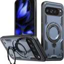 Magnetic Case for Google Pixel 10 Pro XL Case with Stand Blue TH