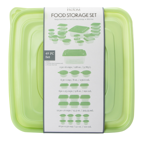 42PC Food Storage Set 2 Pack