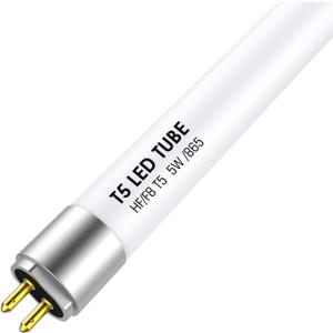 T5 LED Bulbs 12 inch, G5 5W 685lm 6500K, F8T5/DL LED Replacement Without Rewiring, Daylight White, Pack of 1