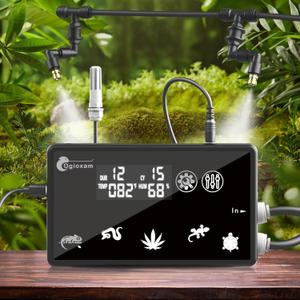 Automatic Reptile Mister System, Reptile Humidifiers Smart Misting System (Mister System with 2 Nozzles)