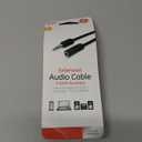 GE 6ft. 3.5mm Audio Cable Extension, Male-to-Female AUX Cord, Dual Shielded To Reduce Signal Loss, Great Aux Cable for Car, Smartphone, Tablet, Laptop, MP3 Player, Portable Speaker, Etc, Black, 33570