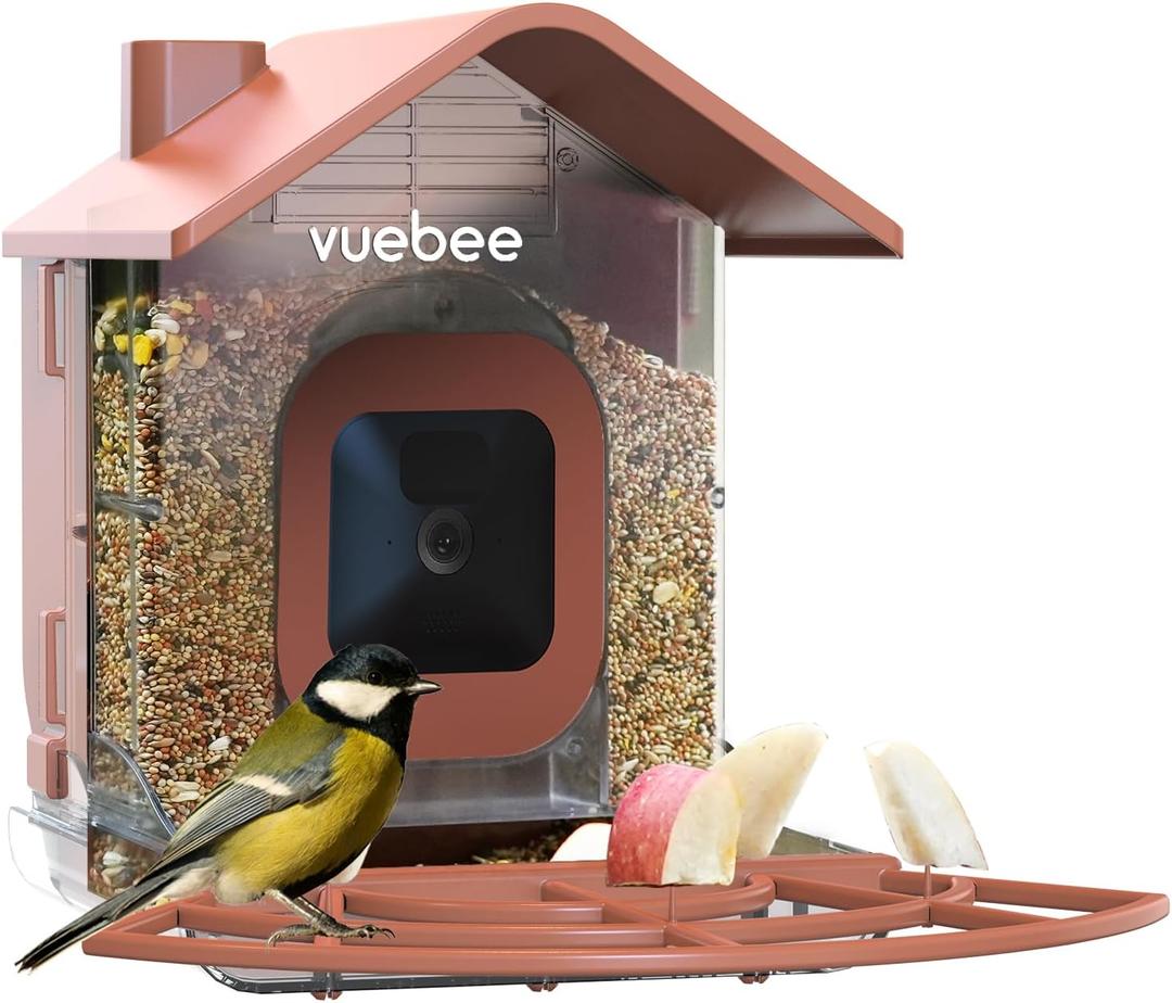 Bird Feeders for Outdoors, Bird Feeder with Camera Case Compatible with Blink Outdoor Camera, Smart Bird Feeder for Bird Watching with Your Security Camera - (Camera NOT Included)