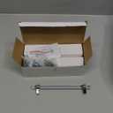 Crystal Glass Drawer Pulls, 6-3/10 Inch Chrome Cabinet Pulls Clear Cabinet Handles(160mm, 5 Pack)