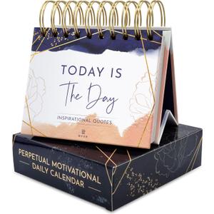 Motivational Daily Flip Calendar with 366 Inspirational Quotes  Inspirational Gifts for Women, Perpetual Desk Calendar, Office Decor for Women, Daily Affirmations, Motivational Desk Decor