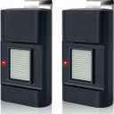 2 Pack Replacement for Linear Stanley 1050 Gate Garage Door Opener Remote 310MHz 10 Dip Switches Remote Control Compatible with Linear MCS105015 105015 1082 109410