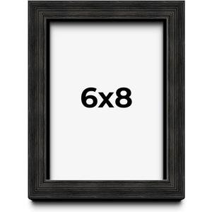 6" x 8"  Shadow Box Frame Black Wood