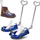 Boot Stretchers for Cowboy Boots Men Women, Shoe Stretcher Adjustable High & Width for Wide Feet Instep Windener Expander (7-13 Men, Blue)