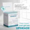 CLEAN SKIN CLUB Blemish Control Clean Towels XL, Extra Exfoliation for Oily Skin, Disposable, Single-Use Face Towelette Dry Wipe - 1 Pack (50 Count)