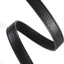 VanEnjoy 26 Inch Full Grain Leather Replacement Hand Strap for Handbag Shoulder Bag Purse(Black)