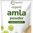Micro Ingredients Organic Amla Powder (Amalaki) | 32oz, India Origin Gooseberry Powder | Rich in Vitamin C, Antioxidants, Supports Immune, Digestive & Skin Health, Non-GMO, Vegan & Keto Friendly, BBD: 12/27
