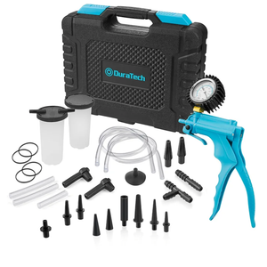 DURATECH 2 in 1 Brake Bleeder Kit, Brake Fluid Bleeder Kit with Handheld Vacuum Pump, for Automotive, Organized in Portable Case DURATECH 2 in 1 Brake Bleeder Kit, Brake Fluid Bleeder Kit with Handheld Vacuum Pump, for Automotive, Organized in Portable Case