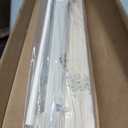 LazBlinds No Drill Blinds for Indoor Windows, Cordless 1" Vinyl Mini Blinds, Privacy S-Curve Blinds for Windows, Room Darkening Horizontal Window Blinds and Shades for Home, 26 1/2" W x 48" H, Beige, 26.5" W 48" H