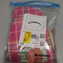 Kuoser Waterproof Dog Coat, Reversible Dog Jacket for Dogs, Adjustable Durable Doggie Winter Coat for Groowing Puppies Warm Puppy Cold Weather Apparel, Rose L, Pack of 1