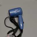 Conair Travel Hair Dryer with Dual Voltage, 1600W Compact Blow Dryer with Folding Handle, Blue