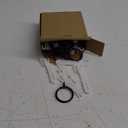 GASRONS 1.25 Inch Curtain Rings with Hooks, 24 Pack Black Metal Drapery Rings with Pins Fits Up to 1 Inch Curtain Rods