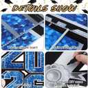 2026 Extra Large 47.2 Inch Graduation Yard Sign Congrats Grad Lawn Decor Class of 2026 DIY Name Yard Sign with Metal Stakes for College High School Grad Outdoor Party Supplies, Blue