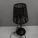 3 Level Dimmable Touch Table Lamp, Black Metal Tree Pattern Shadow Lamp, Small Bedside Night Light for Kids, Vintage Accent Decor Lamp Halloween Indoor Mood Lighting Bedroom Living Room Small Spaces